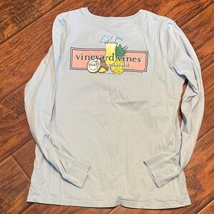 Vineyard Vines Kids Light Gray Long Sleeve Tee
